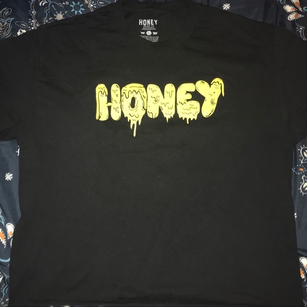 Honey brand shirt (cropped)